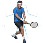 Wettzentrum Tennisspieler