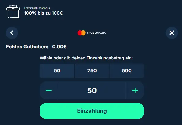 Einzahlungsmethode Apple Pay beim PlayZilla Wettanbieter