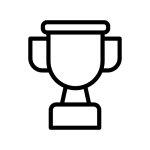 Wettzentrum Icon von einem Pokal