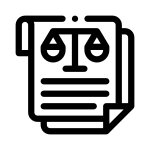 Icon von gesetzlichen Dokumenten