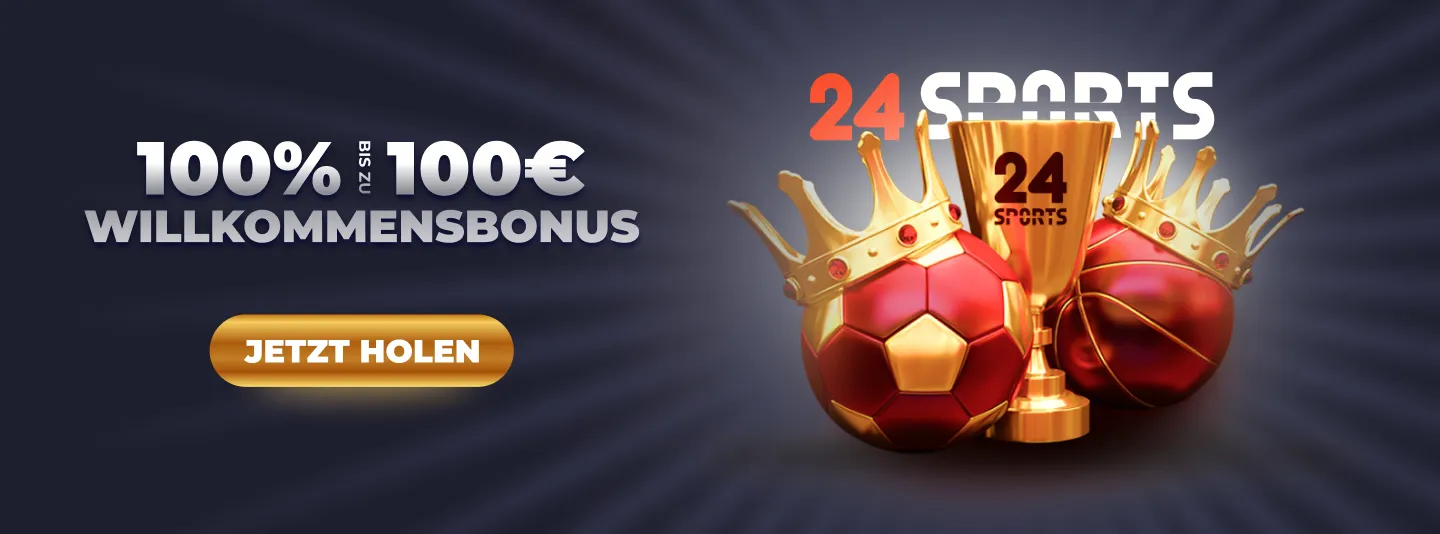 Der Willkommensbonus des Wettanbieters 24Slots