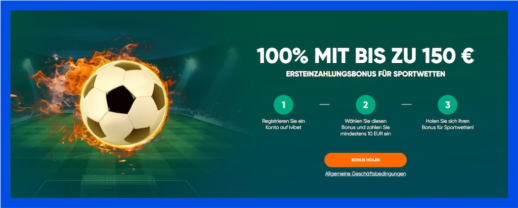 Der Ersteinzahlungsbonus des Wettanbieters ivibet