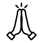 Gefaltete Hände