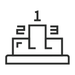 Icon eines Siegertreppchens