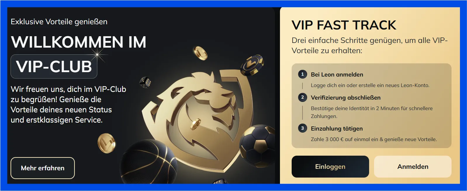 Das VIP Programm des Wettanbieters Leonbet
