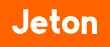 Das orange Logo des Zahlungsdienstleisters Jeton
