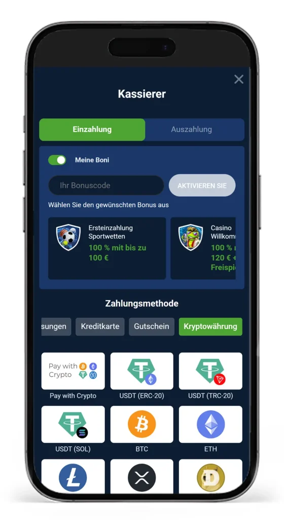Einblick in die Kryptowaehrungen beim Bitcoin Wettanbieter 20Bet