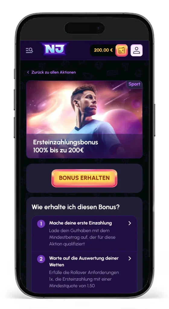 Sportbonus von Novajackpot fuer GNTM Wetten