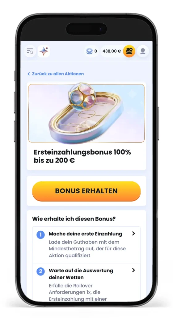 Sport Willkommensbonus vom Anbieter CasinoLab fuer Klarna Sportwetten