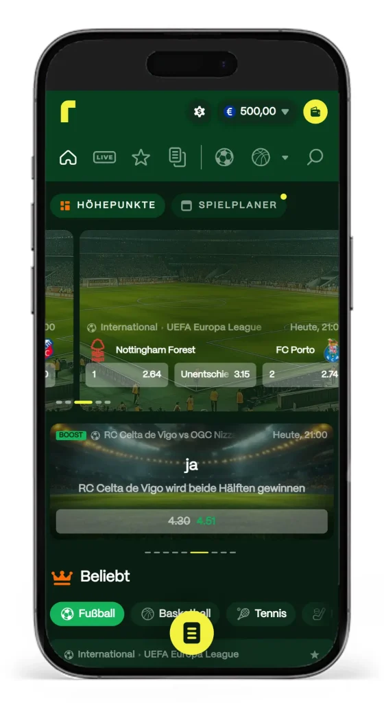 Sportwetten beim Wettanbieter RioPlay