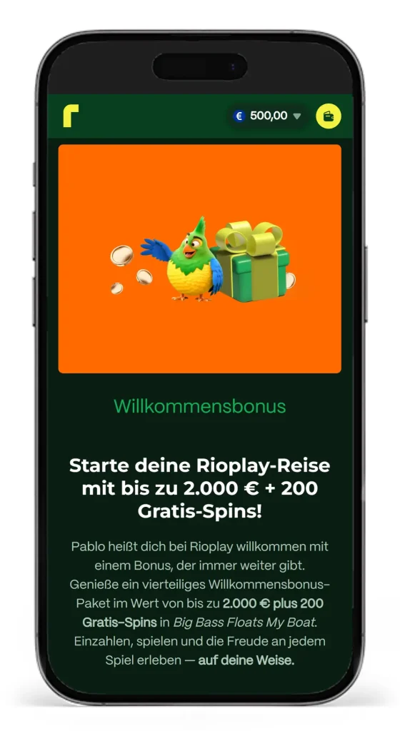 Willkommensbonus fuer Sportwetten vom Wettanbieter RioPlay
