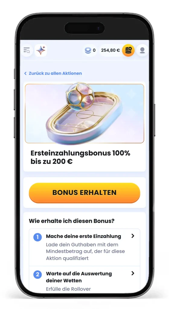 Sport Willkommensbonus vom Wettanbieter ohne LUGAS CasinoLab