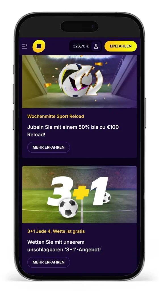 Reload Boni und Gratiswetten als Teil des Bonusprogramms vom Wettanbieter CasinoLoots