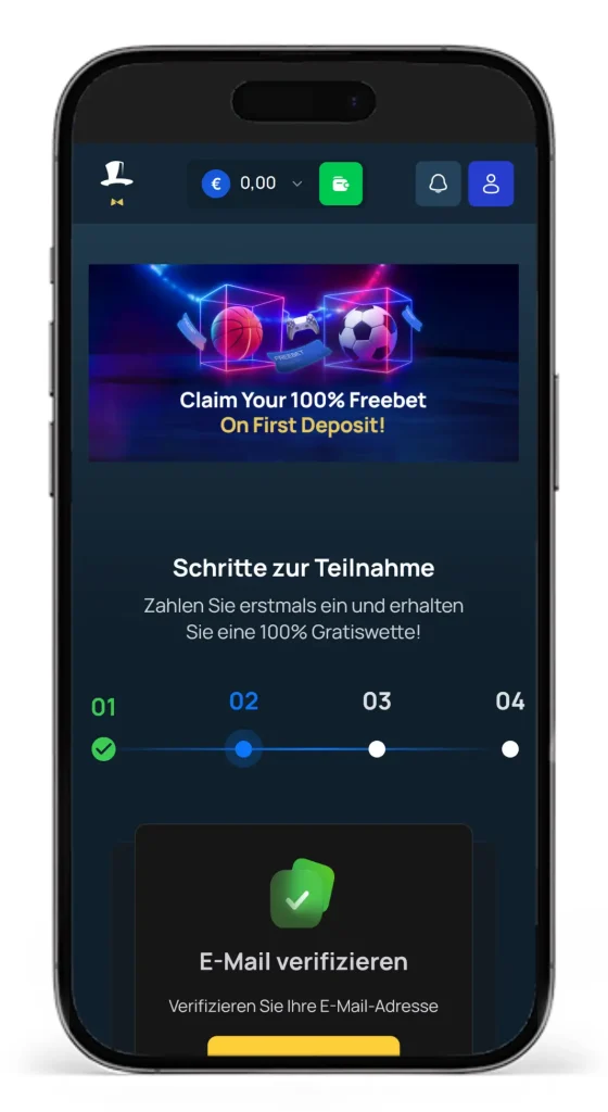 Ersteinzahlungsbonus fuer Sportwetten vom Wettanbieter Fortunejack