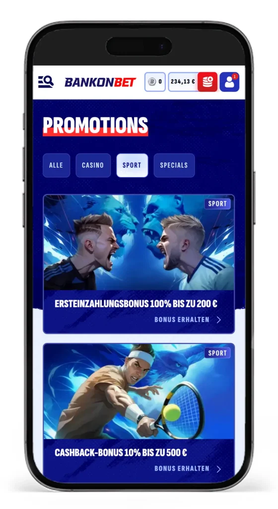 Einblick in das Bonusprogramm vom Wettanbieter mit Weihnachtsbonus Bankonbet