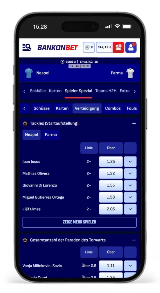 Einblick in die speziellen Spielerwetten vom Wettanbieter ohne Verifizierung Bankonbet