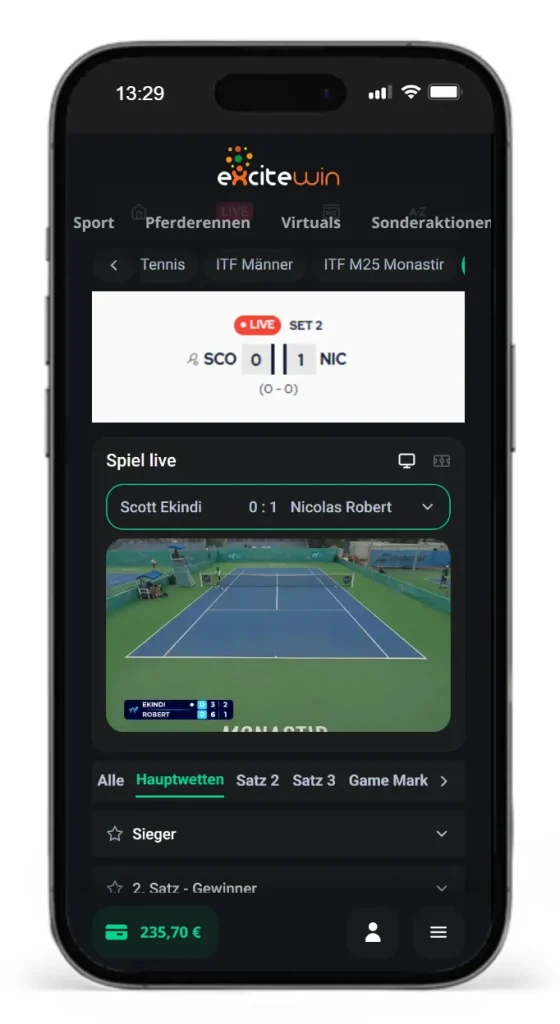 Sportwetten im Livestream