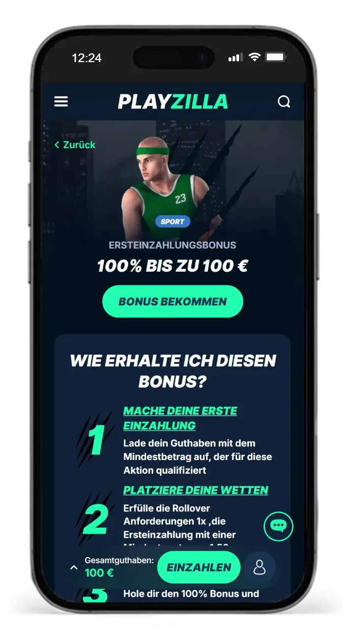 Willkommensbonus vom paysafecard Wettanbieter PlayZilla