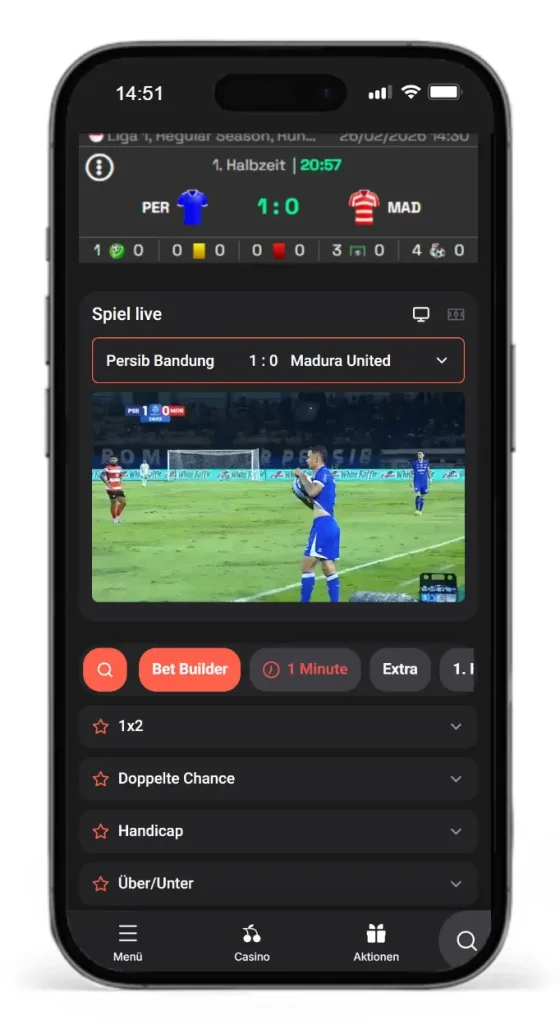 Live Wetten mit Livestreams bei Wettson