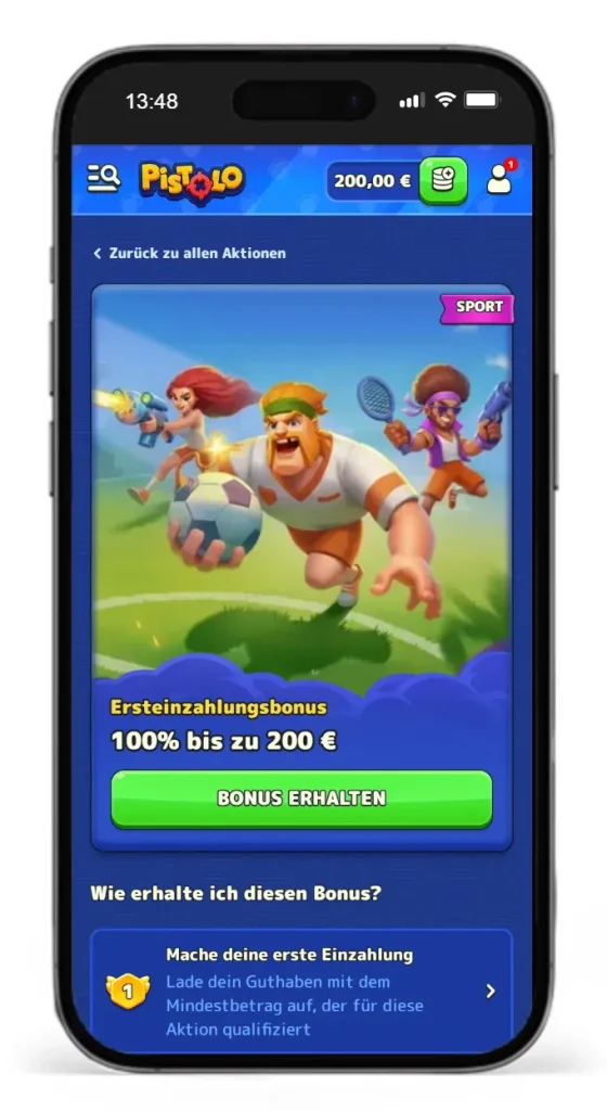 Tipico funktioniert nicht dann zu Pistolo wechseln und Sport Willkommensbonus erhalten
