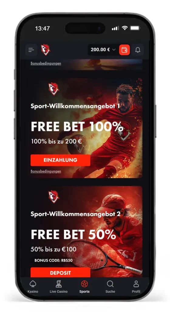 Bei Tipico Stoerungen zu RoosterBet wechseln und Sport Willkommensbonus abholen