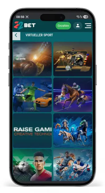 Virtuelle Sportwetten bei 22bet