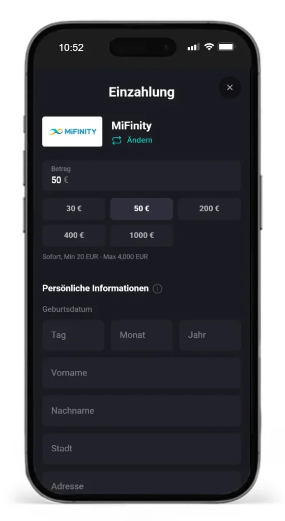 MiFinity Wettanbieter N1Bet