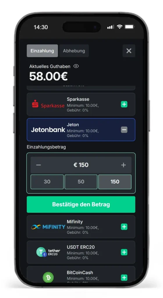 Bester Jeton Online Wettanbieter ist ExciteWin