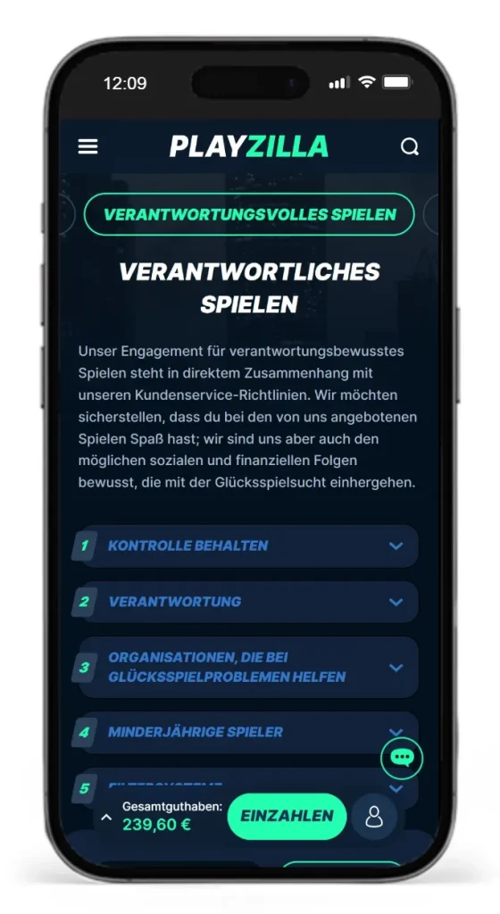 Tools und Ressourcen fuer verantwortungsvolles Wetten von PlayZilla