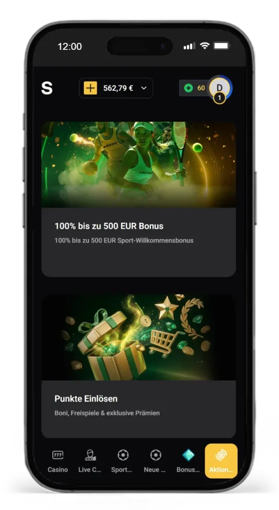 Sportwetten Bonus fuer Wetten bei Sultanbet